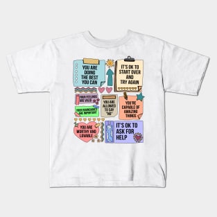 Counselor Note To Self Kids T-Shirt